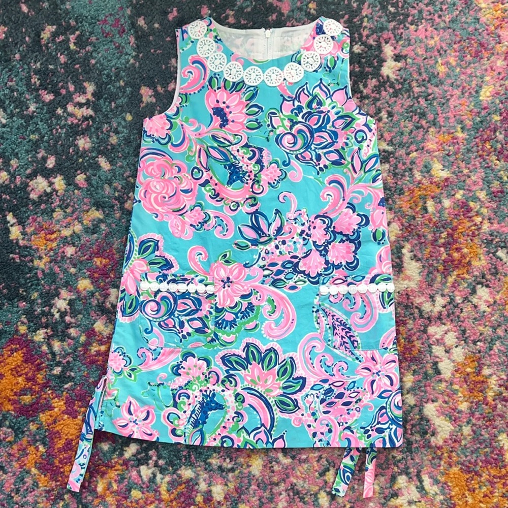 Lilly Pulitzer Girls Little Lilly Classic Shift Dress